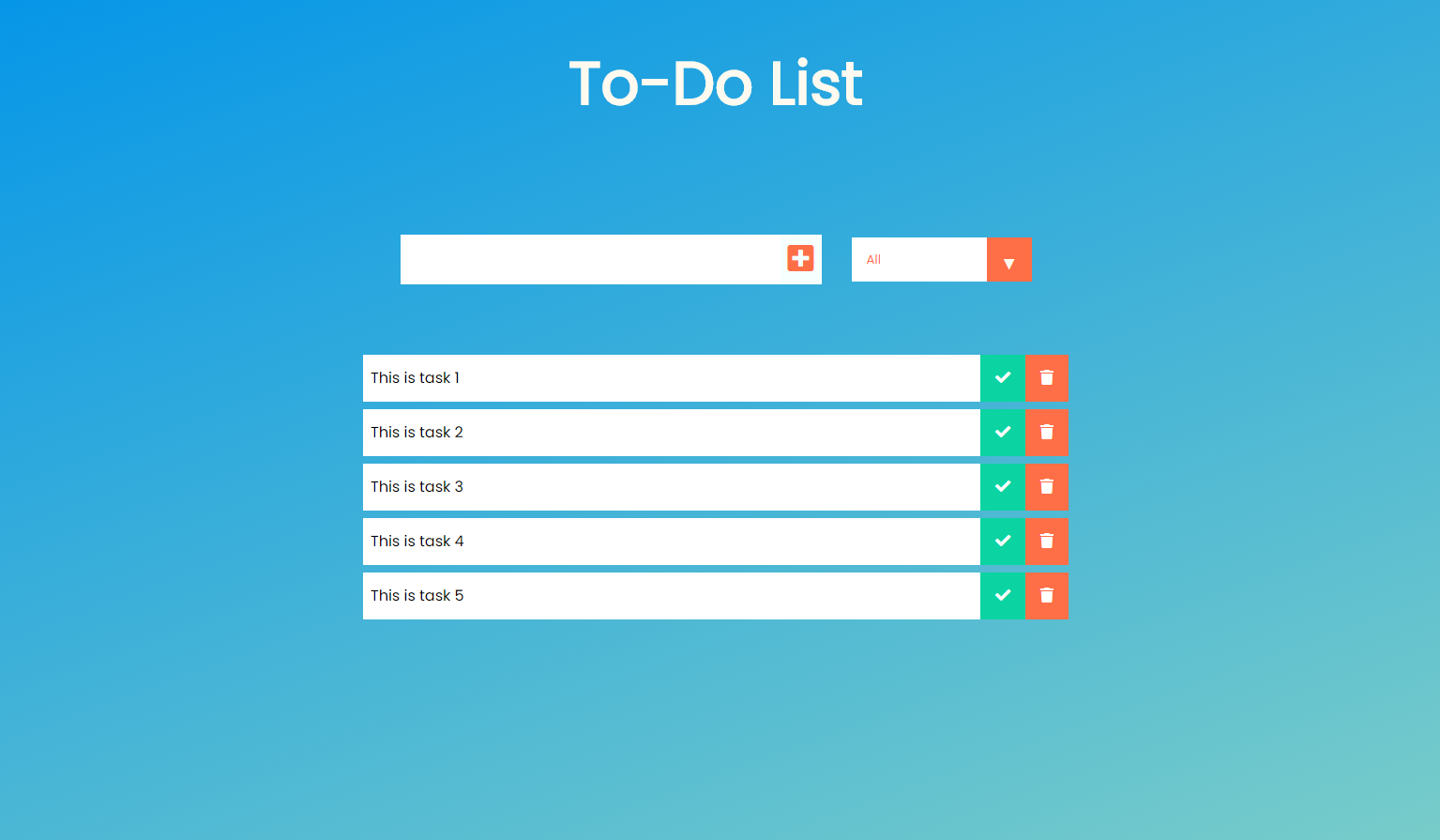 React To-Do App